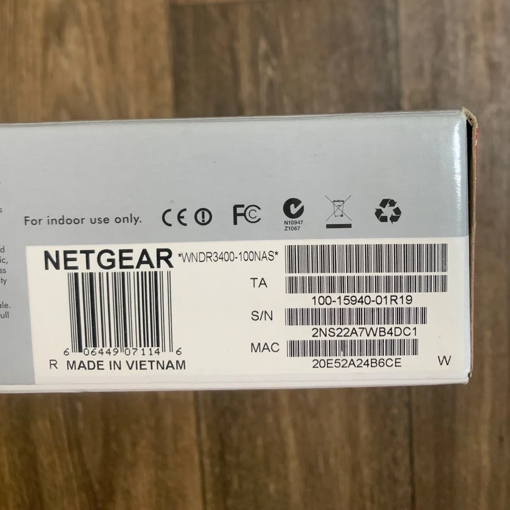 Netgear Black Wireless Router NIOB - Picture 11 of 13